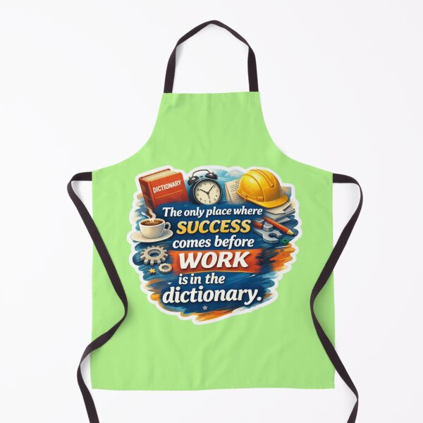 Item preview, Success Comes Before Work Only In The Dictionary Sticker designed and sold by Scro-Ciob-Shop.
