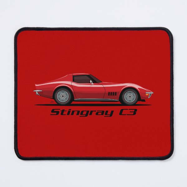 Item preview, Corvette C3 Red illustration designed and sold by blackdogshop.