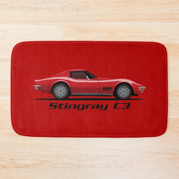 Item preview, Corvette C3 Red illustration designed and sold by blackdogshop.