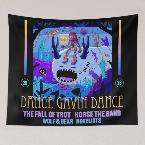 Item preview, gavin dance tour 2026 bisalagi designed and sold by pcartmill2z.