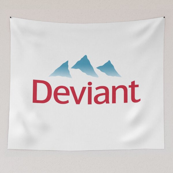 Item preview, Deviant Mountain Logo – Minimal Outdoor Adventure Design designed and sold by hiperdinotees.