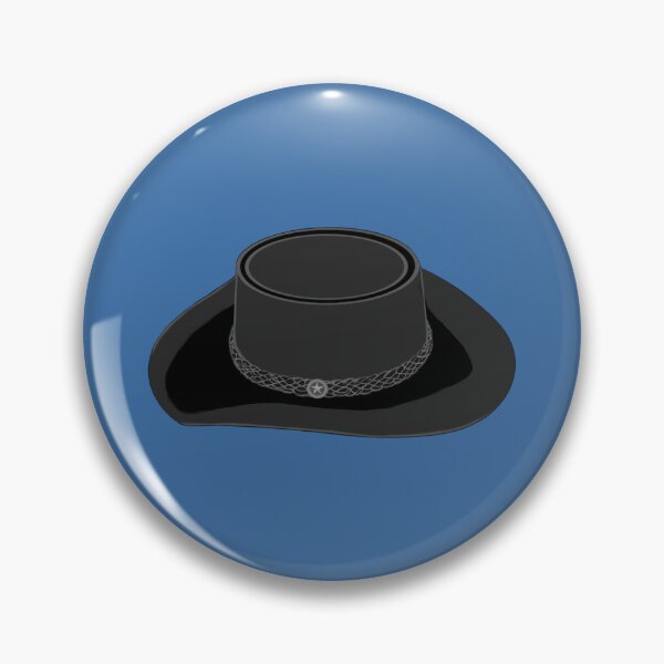 Item preview, Black Cowboy Hat – Nashville Flat Brim designed and sold by Phat Dog Designs .