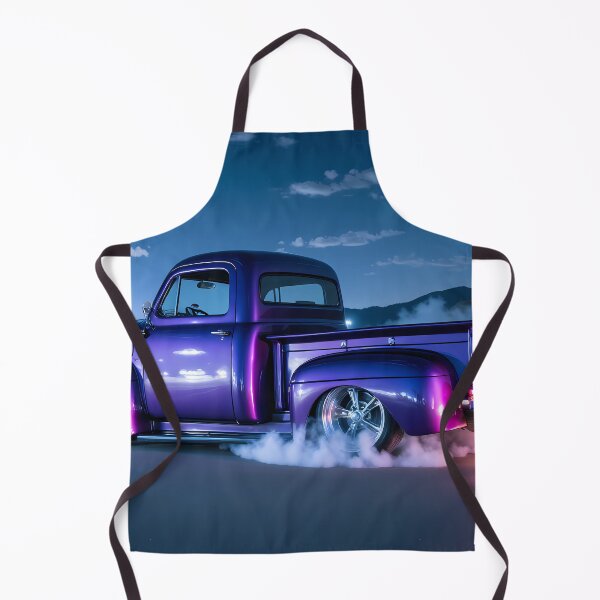 Item preview, Purple 1951 Vintage Pickup Night Burnout designed and sold by Crazy Ronald.