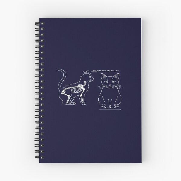 Item preview, Cat Anatomy Blueprint - Funny Feline Technical Schematic designed and sold by Dakson Design - Fantasy Art.
