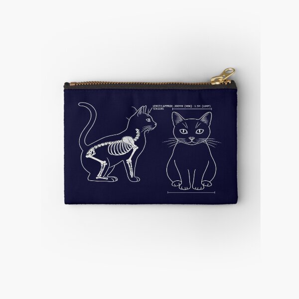 Item preview, Cat Anatomy Blueprint - Funny Feline Technical Schematic designed and sold by Dakson Design - Fantasy Art.