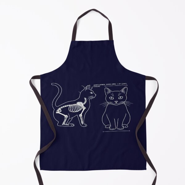 Item preview, Cat Anatomy Blueprint - Funny Feline Technical Schematic designed and sold by Dakson Design - Fantasy Art.