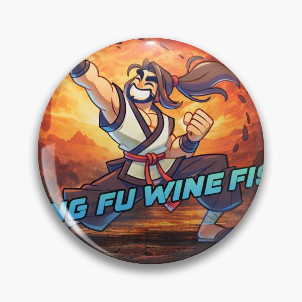 Item preview, Funny Kung Fu Wine Fist designed and sold by Fei Long Design Hub.
