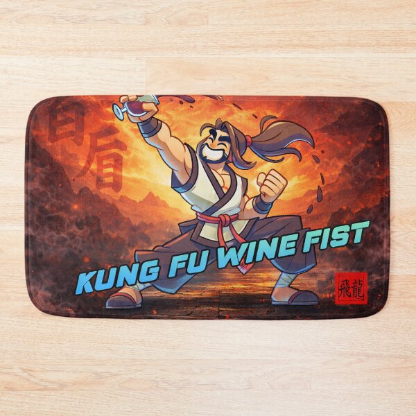 Item preview, Funny Kung Fu Wine Fist designed and sold by Fei Long Design Hub.