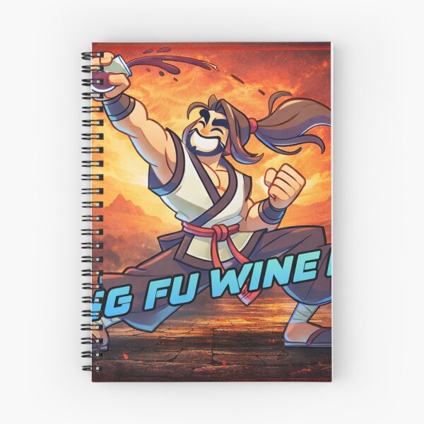 Item preview, Funny Kung Fu Wine Fist designed and sold by Fei Long Design Hub.
