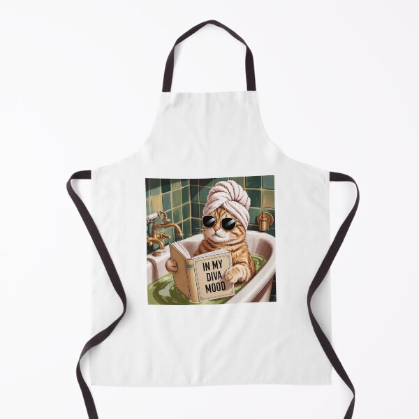 Item preview, In My Diva Mood – Funny Cat Self Care Aesthetic Design designed and sold by Aura.Creative.