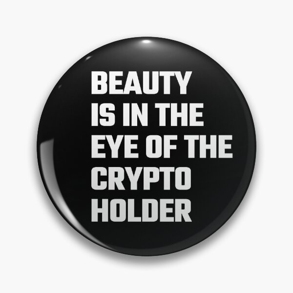 Item preview, Crypto Holder Beauty - White Text designed and sold by Fight The Shirts.