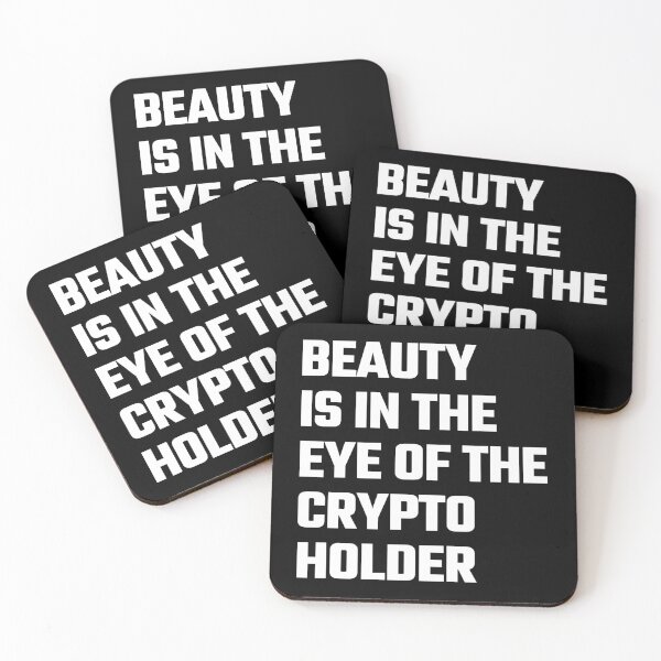 Item preview, Crypto Holder Beauty - White Text designed and sold by Fight The Shirts.