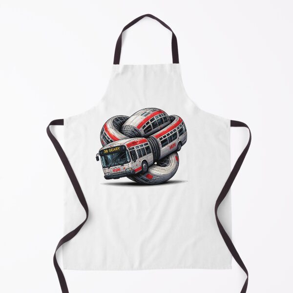 Item preview, Muni Bus Knot – Surreal San Francisco Transit Art designed and sold by PIXEL POP DESIGNS - Beyond the Norm!.