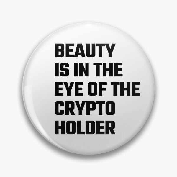 Item preview, Crypto Holder Beauty  - Black Text designed and sold by Fight The Shirts.