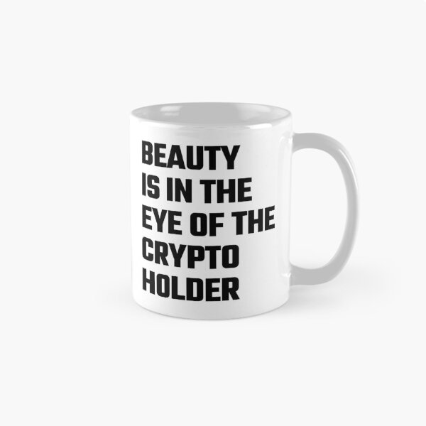 Item preview, Crypto Holder Beauty  - Black Text designed and sold by Fight The Shirts.