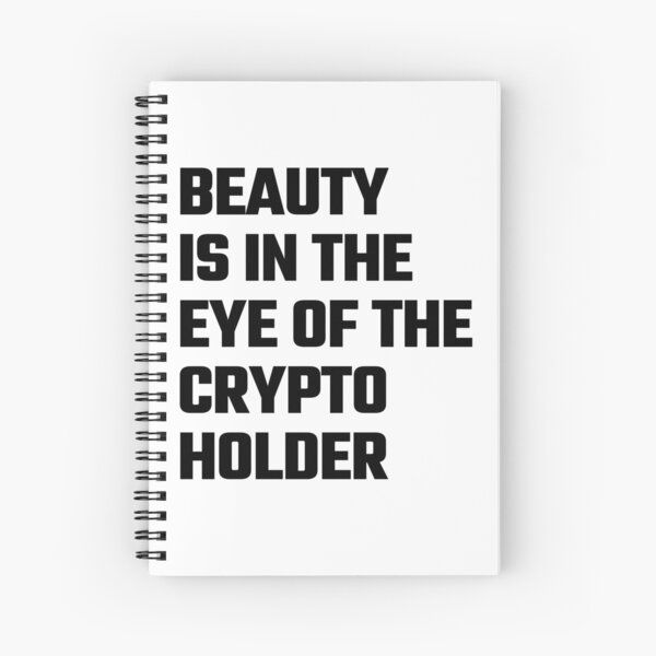 Item preview, Crypto Holder Beauty  - Black Text designed and sold by Fight The Shirts.