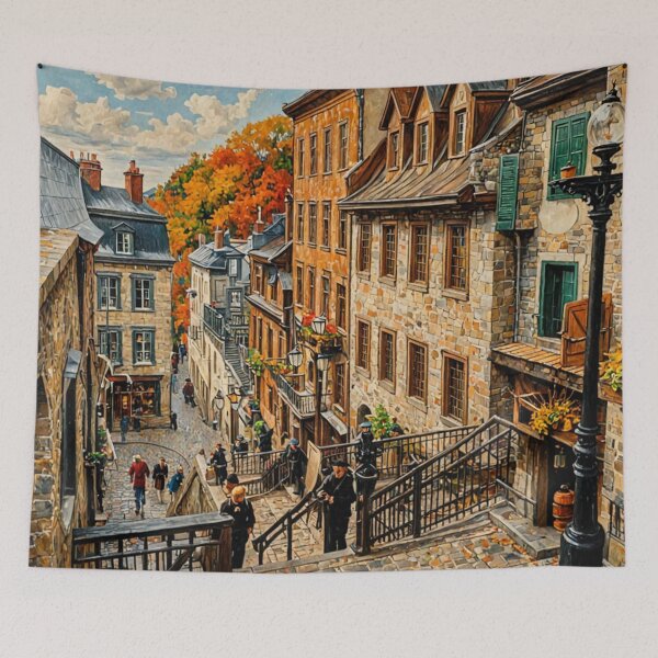 Item preview, Petit Champlain Quarter, Quebec City designed and sold by sid1802.