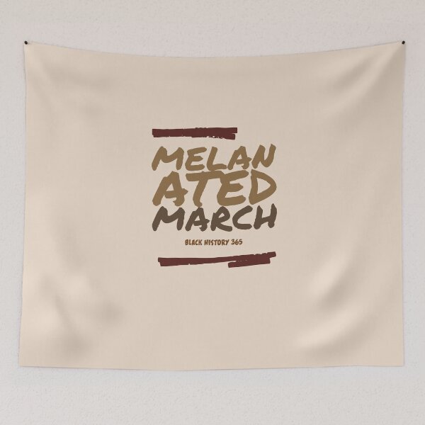 Item preview, Melanated March Black History Month designed and sold by BSHADYNYC.