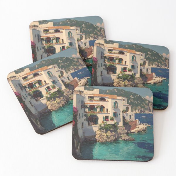 Item preview, Sunlit Villas on the Ischia Coast designed and sold by daila70.