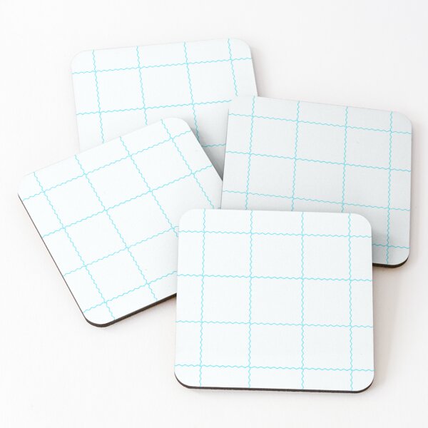 Item preview, Wave squares, cute pattern -light blue- designed and sold by Houst-cn.
