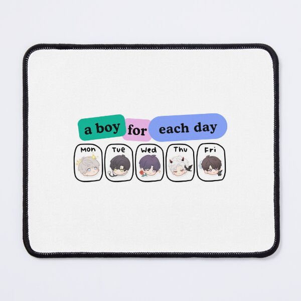 Item preview, A Boy For Each Day of the Week designed and sold by Love and Chickspace.