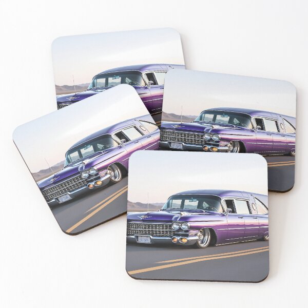 Item preview, Purple 1959 Classic Hearse Desert Highway Journey designed and sold by Crazy Ronald.