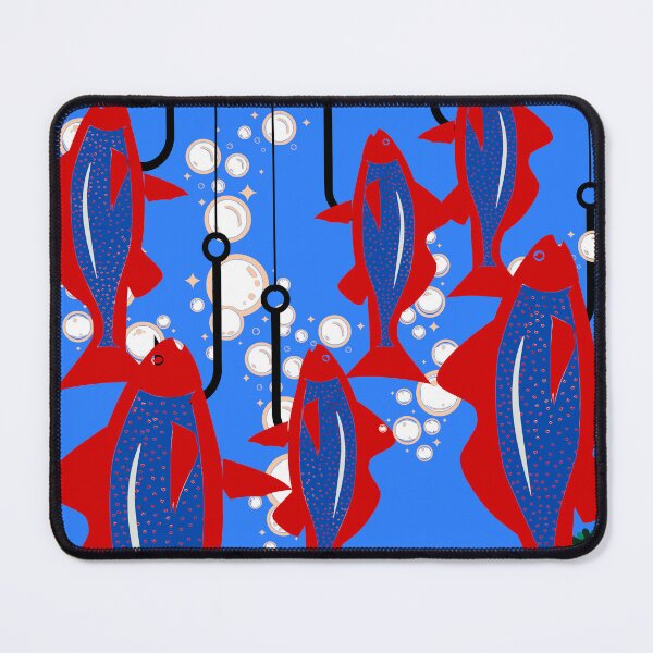 Item preview, Fish on hooks in sea waters designed and sold by bonnashejve.