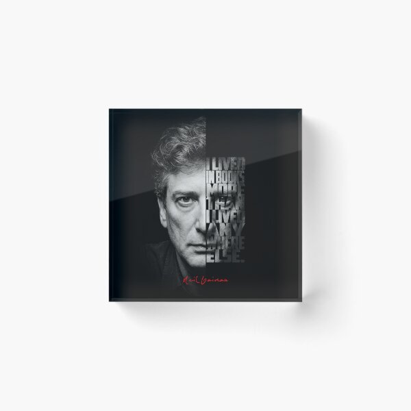 Item preview, Póster con frase "Split Face" de Neil Gaiman designed and sold by Enea Kelo.