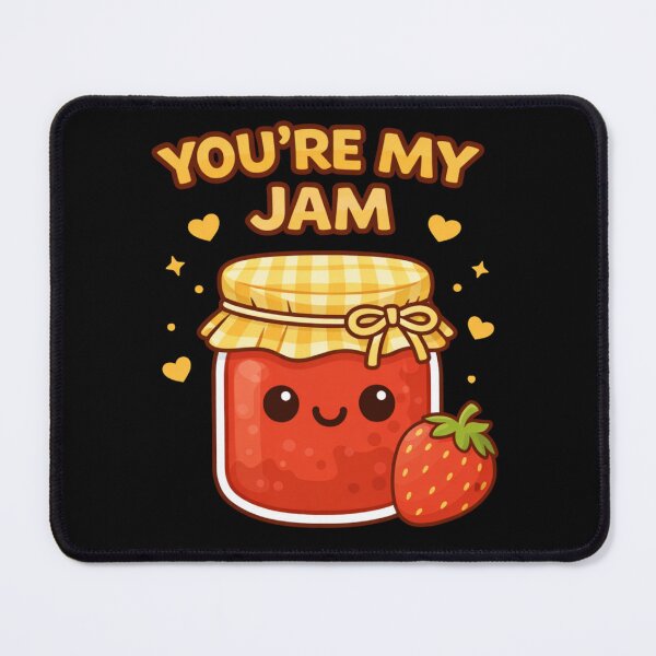 Item preview, You're My Jam Cute Food Pun designed and sold by Papier Atelier Art.