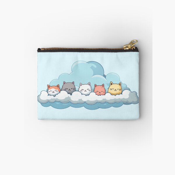 Item preview, Five Cats on the Cloud designed and sold by bubblyrainbow.