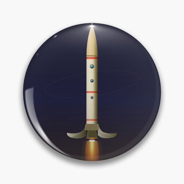 Item preview, Retro Rocket Ship Poster — Mid Century Modern Space Art Minimalist Print designed and sold by IronTideDesigns.