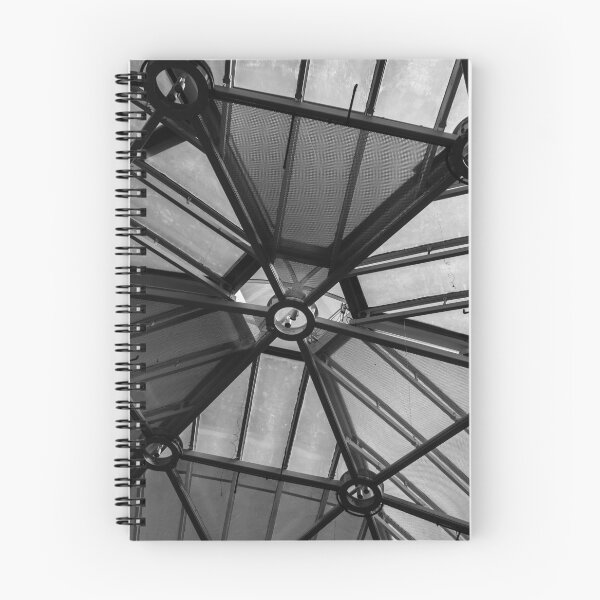 Item preview, Modern Geometric Roof Of A Public Place, Design Featuring Metal Grid and Glass Panels designed and sold by Nmallia.