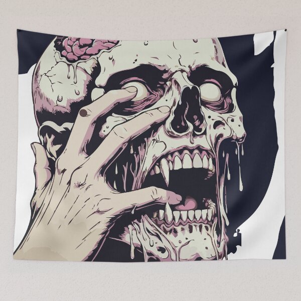Item preview, Zombie Skull Hand Brain designed and sold by TheTube.