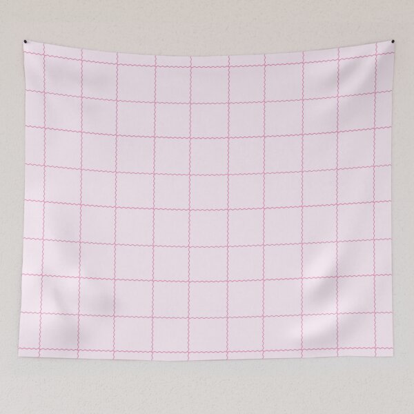 Item preview, Wave squares, cute pattern -pink- designed and sold by Houst-cn.