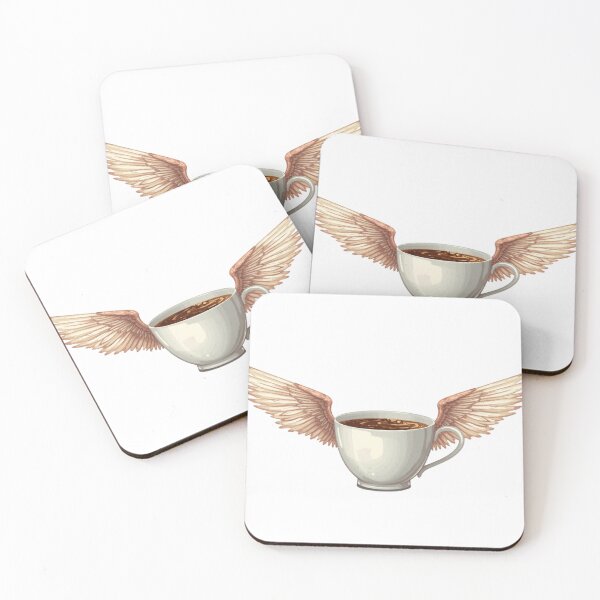 Item preview, "Cafecito Angel Funny Latina Sticker Shirt Phone Case, Cuban Coffee Angel Gift, Hispanic Coffee Lover Florida Latina" designed and sold by De Aqui y de Alla Studio.
