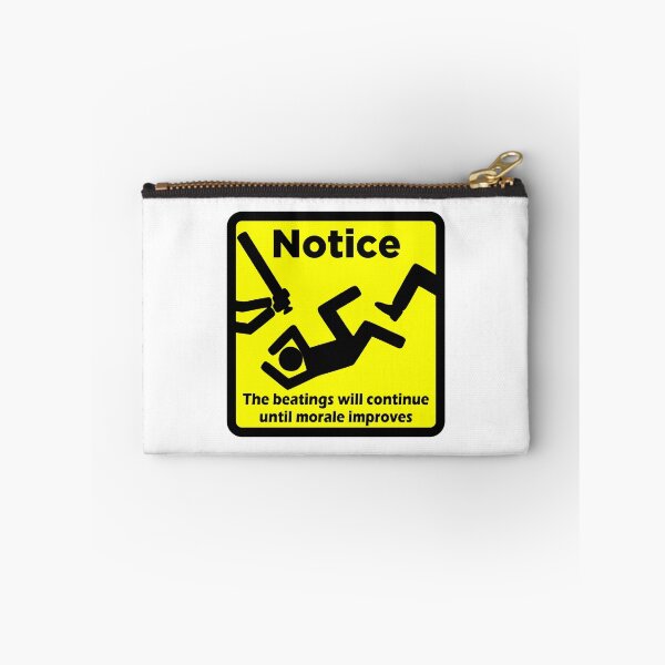 Item preview, Notice - The Beatings Will Continue designed and sold by MarketingDNA.