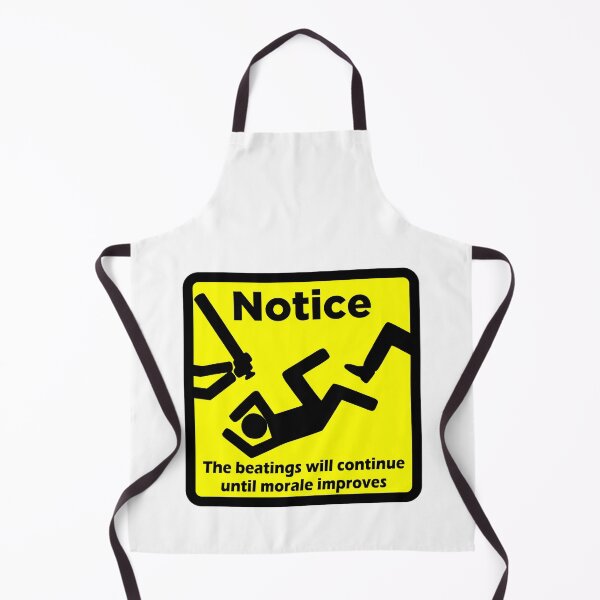 Item preview, Notice - The Beatings Will Continue designed and sold by MarketingDNA.