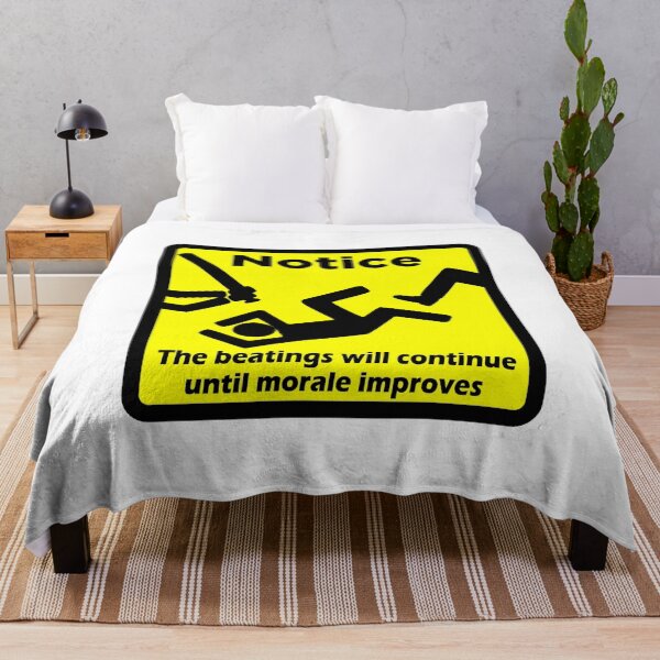 Item preview, Notice - The Beatings Will Continue designed and sold by MarketingDNA.