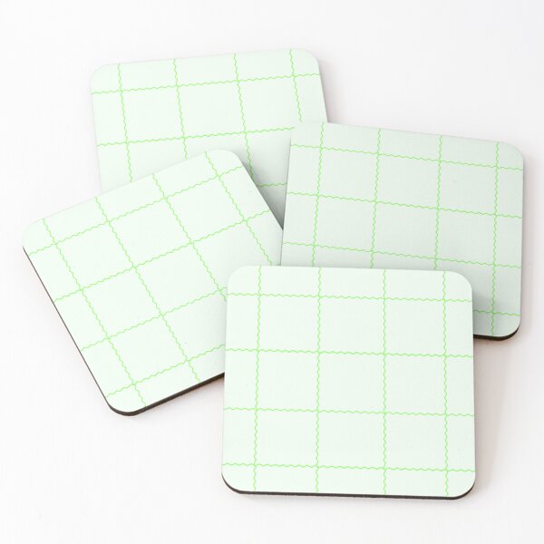 Item preview, Wave squares, cute pattern -green- designed and sold by Houst-cn.