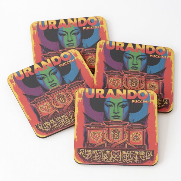 Item preview, Puccini's Turandot Mash-up Maximalist Album Cover Art designed and sold by NickWhittleArt.