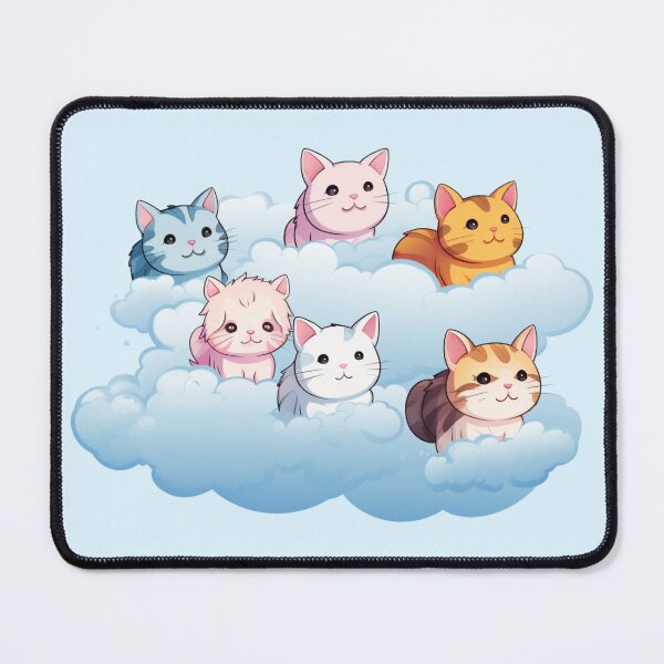 Item preview, Floating Cats designed and sold by bubblyrainbow.
