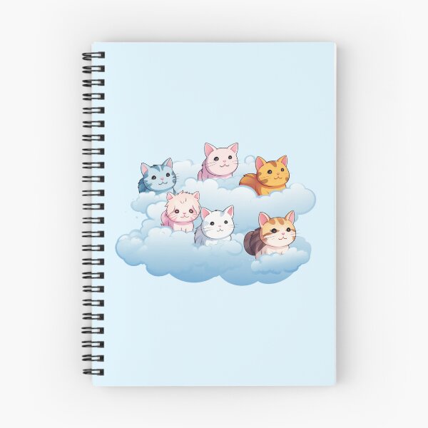Item preview, Floating Cats designed and sold by bubblyrainbow.