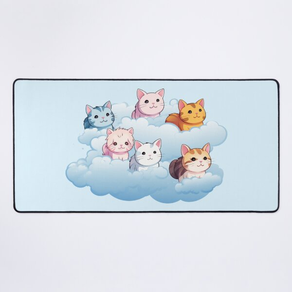 Item preview, Floating Cats designed and sold by bubblyrainbow.
