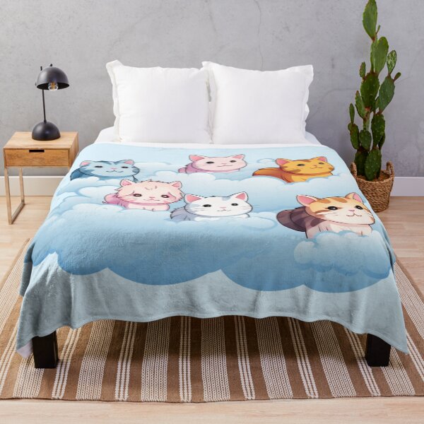 Item preview, Floating Cats designed and sold by bubblyrainbow.