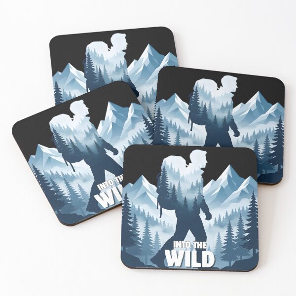 Item preview, Into The Wild – Mountain Hiking & Backpacking Wilderness Adventure Design designed and sold by ArcticFoxStudio.
