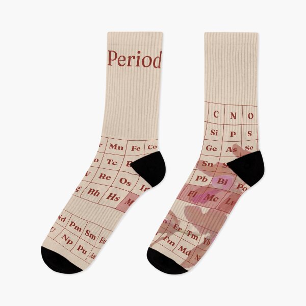 Item preview, Red & Cream Orchid Periodic Table designed and sold by katsyaa.