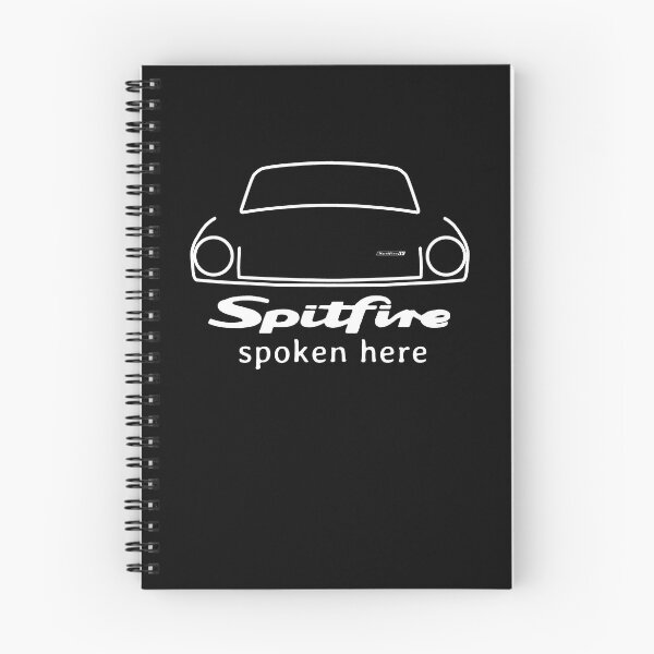 Item preview, Triumph Spitfire "spoken here" (white) for enthusiasts of the classic 1970s sports car designed and sold by soitwouldseem.