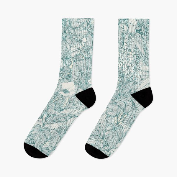 Item preview, weeds aplenty teal designed and sold by scrummy.