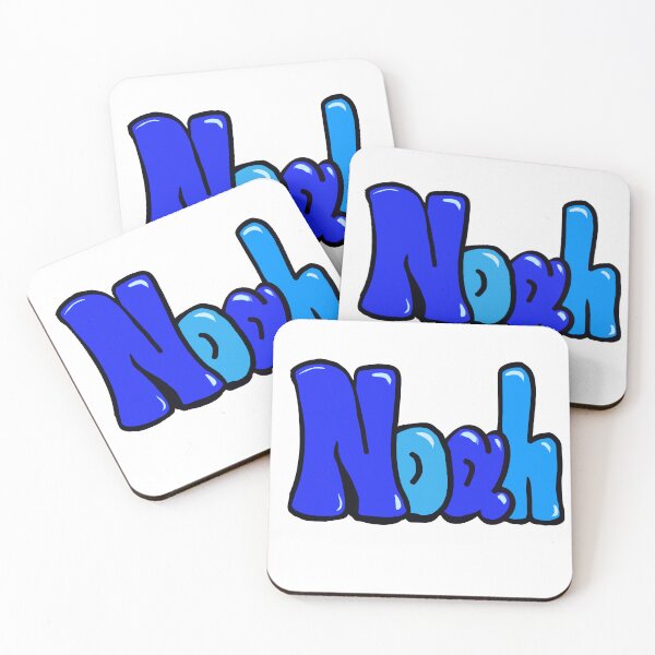 Item preview, Noah name in blue - Top 10 best personalized gifts for boys and men named Noah designed and sold by Artonmytee.