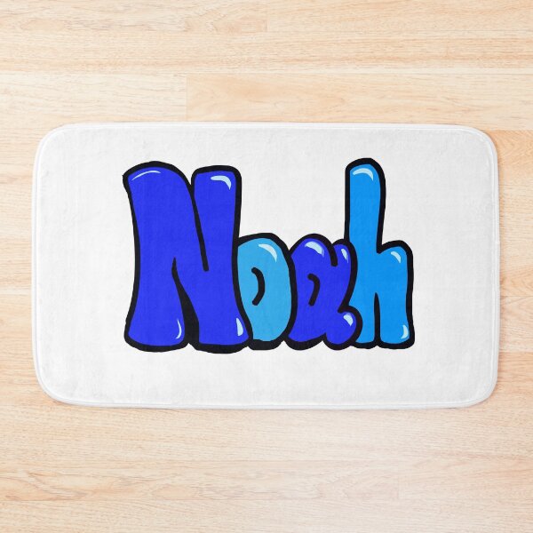 Item preview, Noah name in blue - Top 10 best personalized gifts for boys and men named Noah designed and sold by Artonmytee.